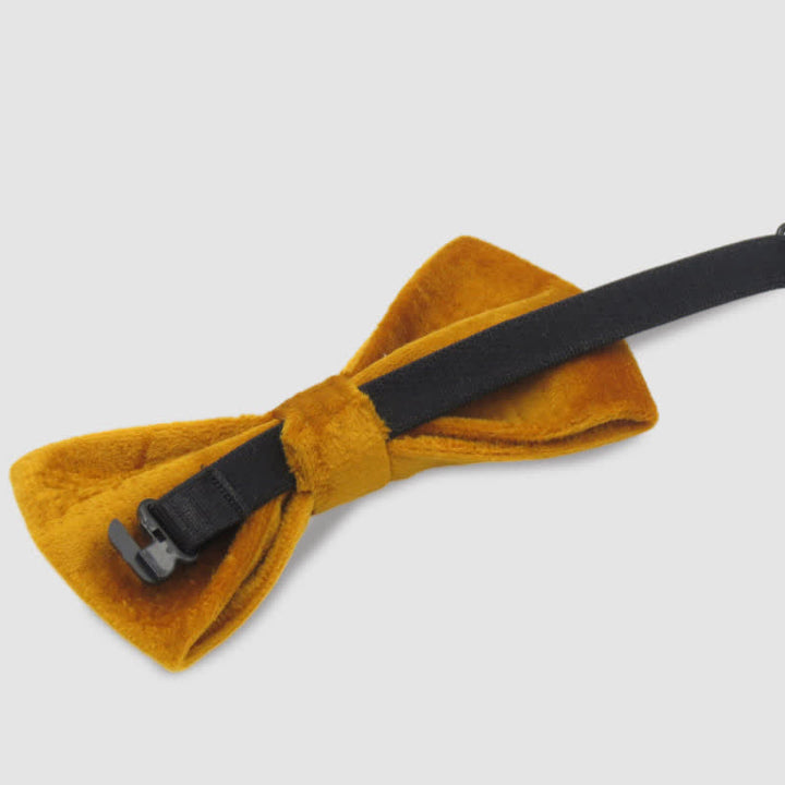 Papillon formale in velluto tinta unita da uomo - image 14