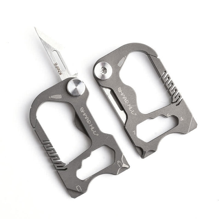 Portachiavi mini coltello pieghevole multifunzionale 6 in 1 - image 4