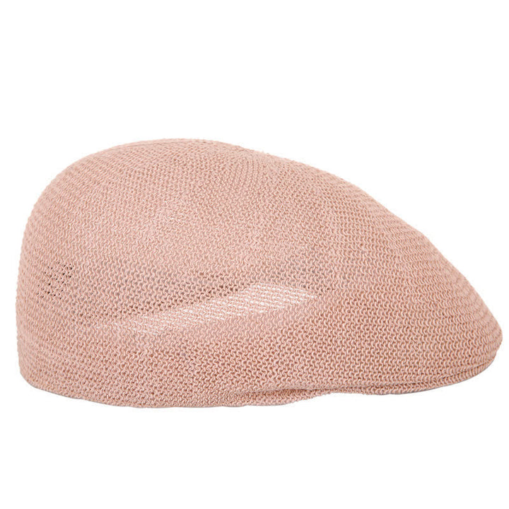 Cappello basco estivo in paglia traspirante a tinta unita da uomo - Rosa - M (22"-22 7/8") - image 7