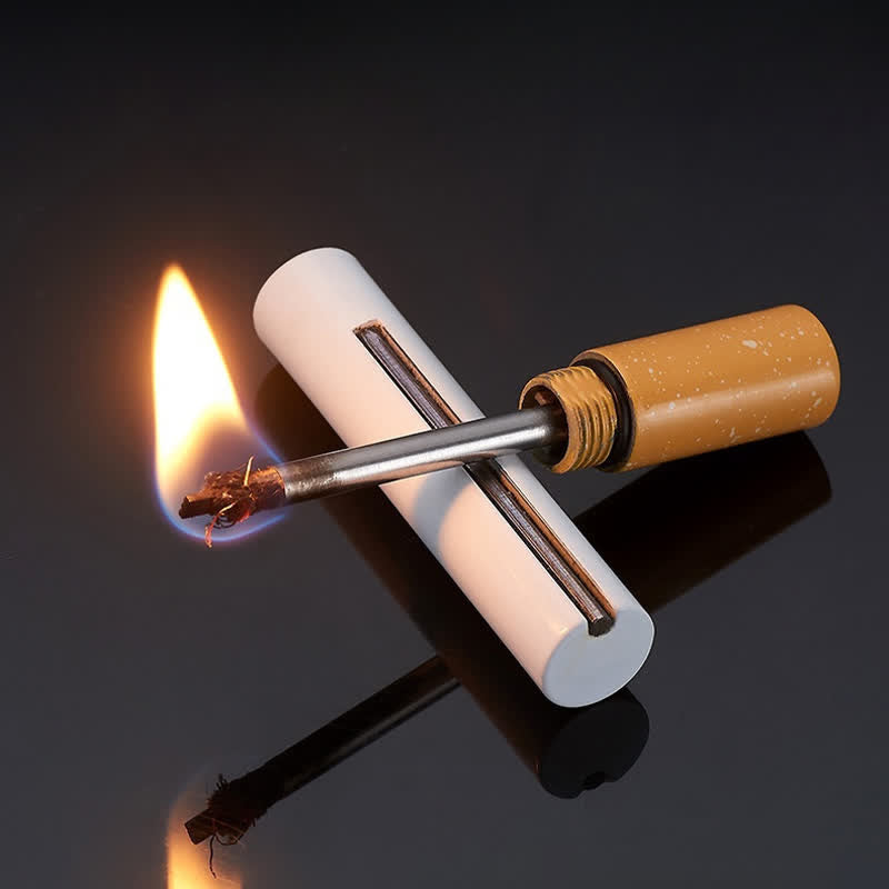 Mini accendino a cherosene creativo a forma di fiammifero a forma di sigaretta - Bianco - image 0