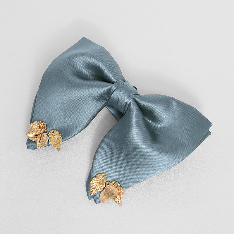 Fazzoletto da taschino oversize con papillon a doppio strato da uomo - Grigio - Papillon - image 20