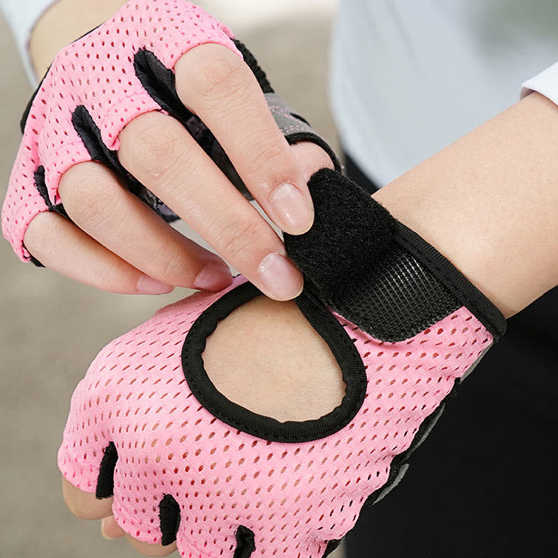 Guanti da palestra senza dita traspiranti e leggeri per ciclismo e sollevamento pesi - image 7