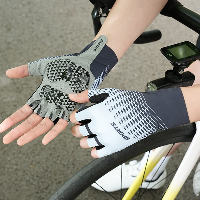 Guanti sportivi antiscivolo traspiranti senza dita - image 2
