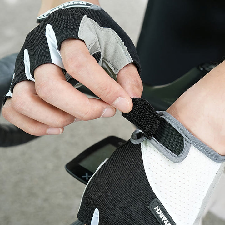 Guanti da ciclismo unisex antiscivolo a mezze dita - image 5