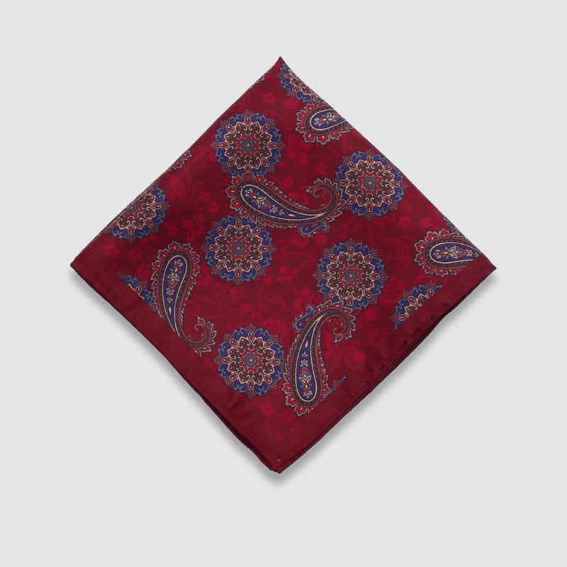 Fazzoletto da taschino da uomo con motivo Paisley Dots Vintage - Stile n. 2 - image 3