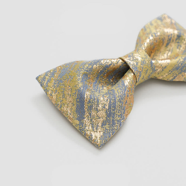 Papillon classico da uomo con glitter oro - image 2