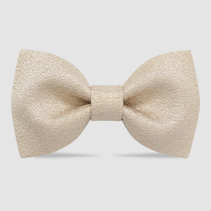 Papillon classico da uomo con glitter oro - Champagne - Stile n. 1 - image 10