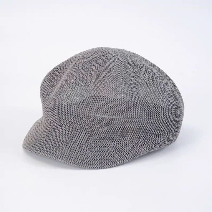 Cappello da spiaggia in paglia intrecciata color terra da donna - Grigio - M (22 1/2"-22 7/8") - image 7