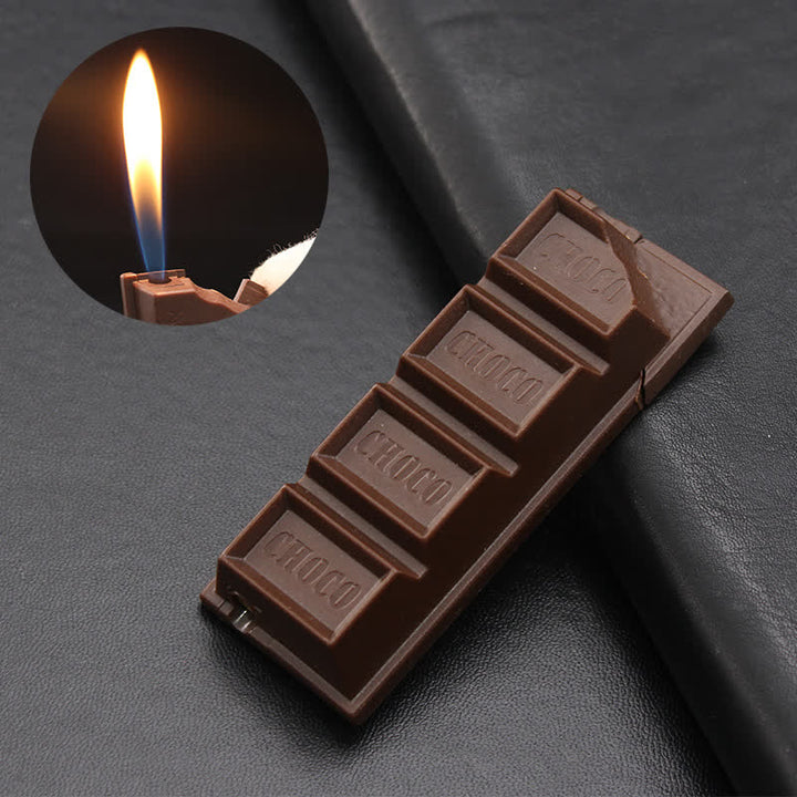 Accendino a butano creativo e divertente con aspetto di cioccolato - Cioccolato - image 0
