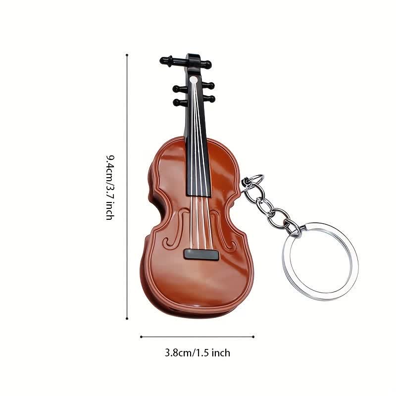Portachiavi con accendino a butano a forma di violino - image 7