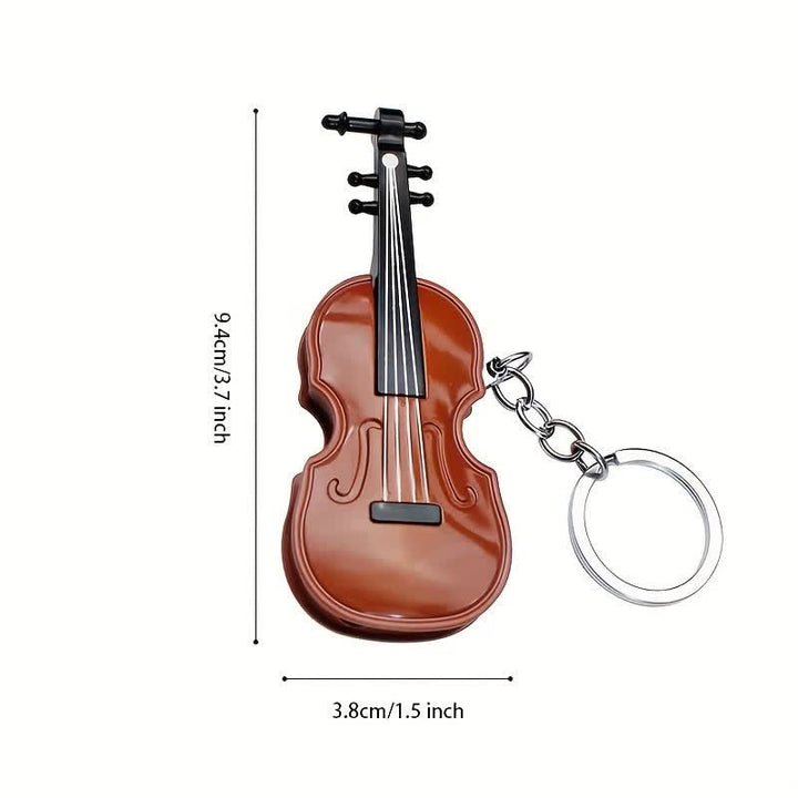 Portachiavi con accendino a butano a forma di violino - image 7