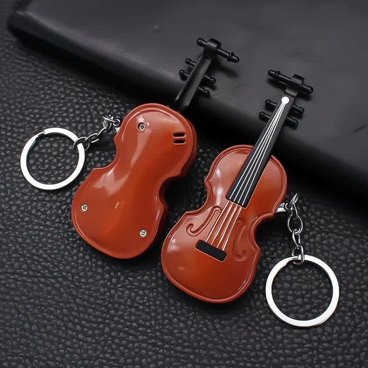 Portachiavi con accendino a butano a forma di violino - image 4