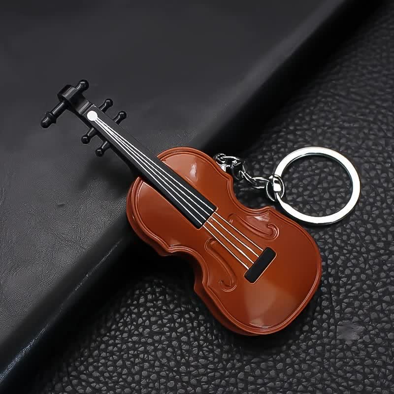 Portachiavi con accendino a butano a forma di violino - image 3