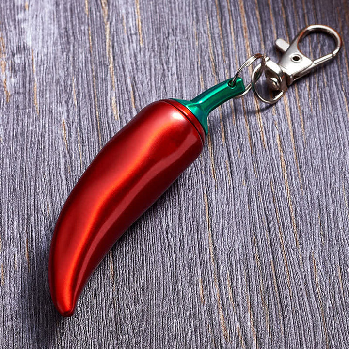 Portachiavi con accendino a cherosene a forma di peperoncino con fiammifero permanente - image 3