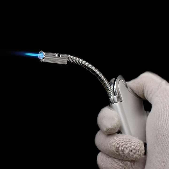 Accendino a butano con torcia LED a tubo di accensione lungo e flessibile - image 2