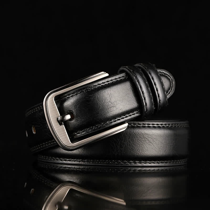 Cintura in pelle personalizzata con nome inciso - Nero - 44 - image 9