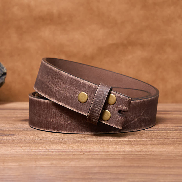 Cintura in pelle con fibbia fai da te in argento con iniziali grandi personalizzate - Nome personalizzato - Cintura marrone anticata - 42 - image 9