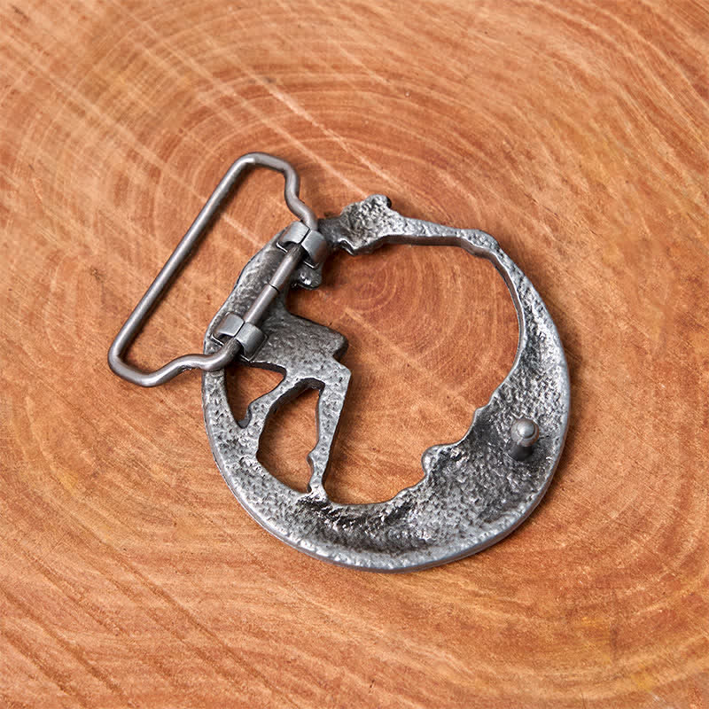 Cintura in pelle con fibbia Moon Lady fai da te da uomo - image 1