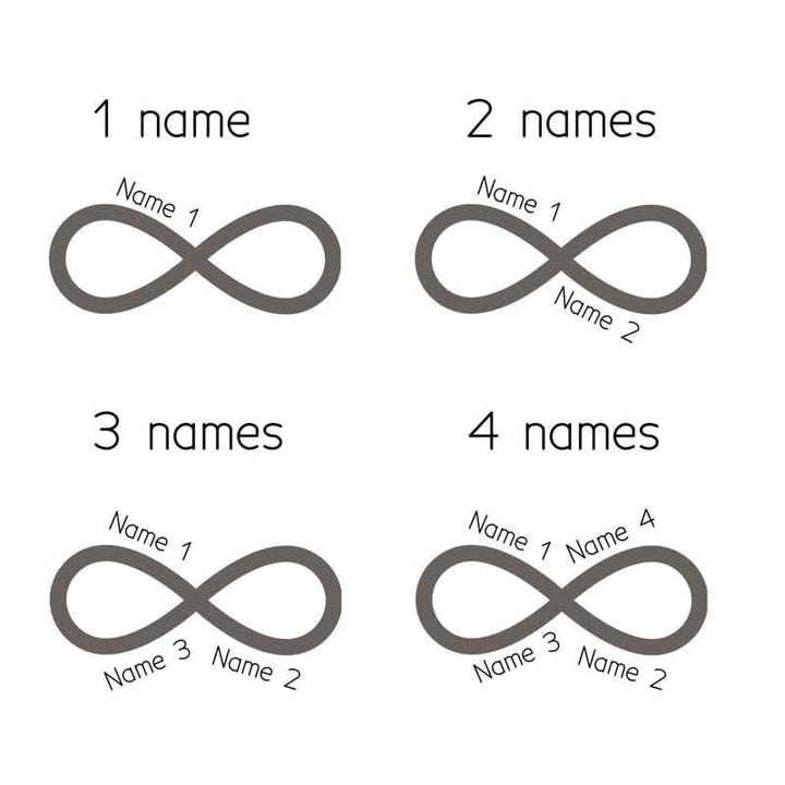 Cintura in pelle con fibbia fai da te con nome personalizzato Infinity Note - image 3