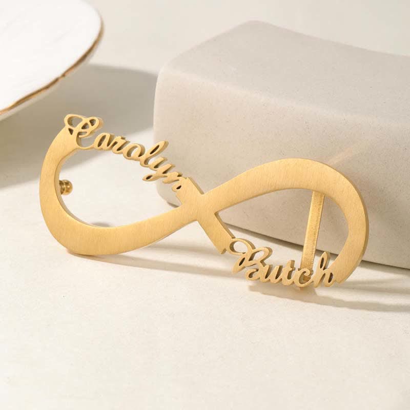 Cintura in pelle con fibbia fai da te con nome personalizzato Infinity Note - image 4