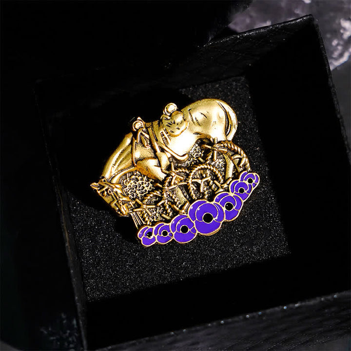 Spilla a forma di papavero viola "War Horse Remembered" - image 1