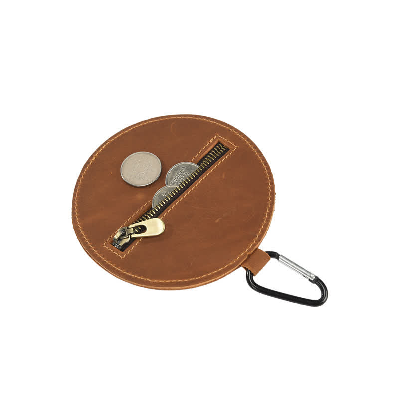 Borsa in pelle con monete retrò a forma di cappello da cowboy western - image 8