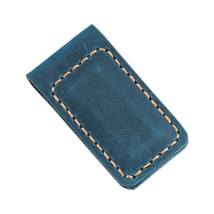 Fermasoldi magnetico in pelle con nome personalizzato, idea regalo per matrimonio - Blu - image 10