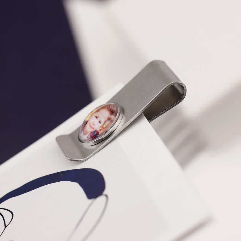 Fermasoldi con foto a colori personalizzata, idea regalo per matrimonio - image 3