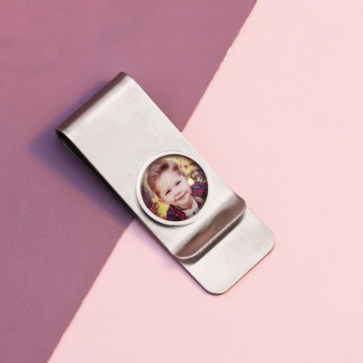 Fermasoldi con foto a colori personalizzata, idea regalo per matrimonio - image 4