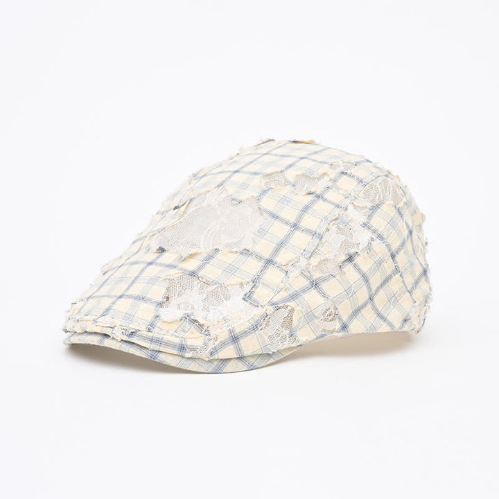 Cappello basco in tessuto a rete perforata retrò invecchiato - Stile n. 3 - Regolabile (22"-23 5/8") - image 8