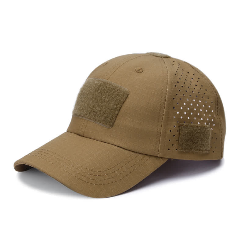 Cappellino da baseball mimetico traspirante con foro per occhiali in velcro - Stile n. 7 - Regolabile (circa 21 5/8"-23 5/8") - image 13
