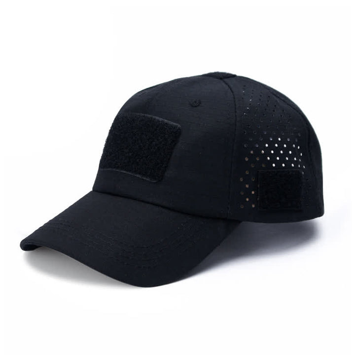 Cappellino da baseball mimetico traspirante con foro per occhiali in velcro - Stile n. 2 - Regolabile (circa 21 5/8"-23 5/8") - image 8
