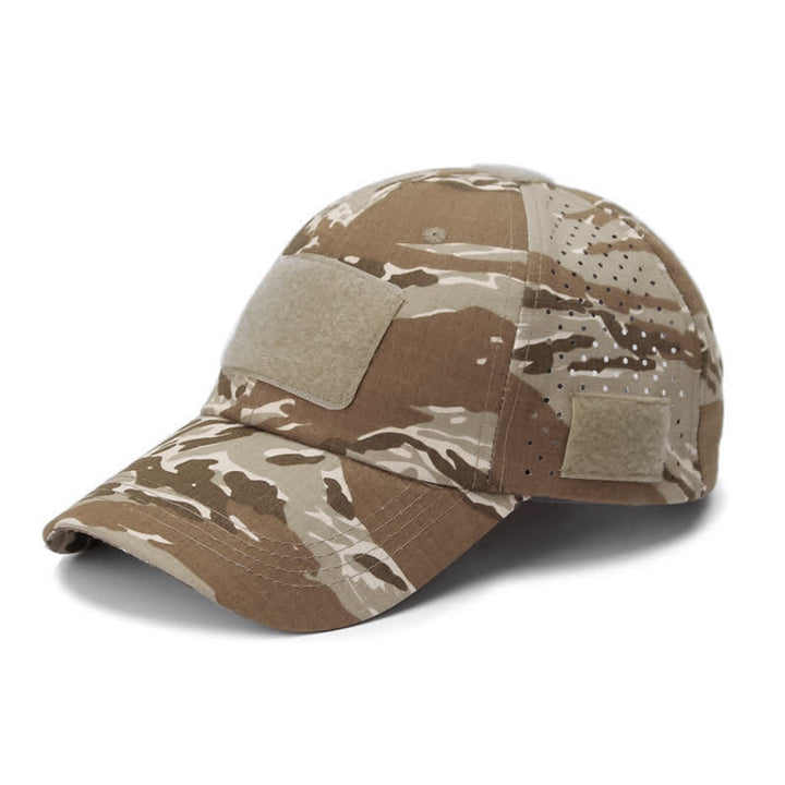 Cappellino da baseball mimetico traspirante con foro per occhiali in velcro - Stile n. 10 - Regolabile (circa 21 5/8"-23 5/8") - image 16
