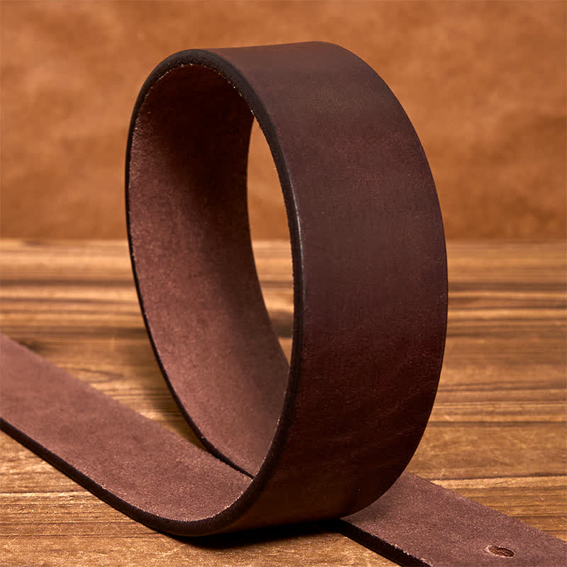 Cintura in pelle con fibbia quadrata in ottone vintage semplice ed elegante - image 8