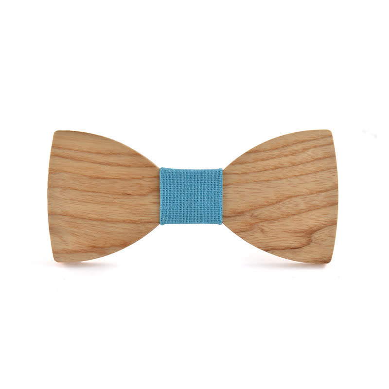Papillon in legno per matrimonio da uomo con nome personalizzato e incisione - Legno di frassino bianco - Stile n. 5 - image 22