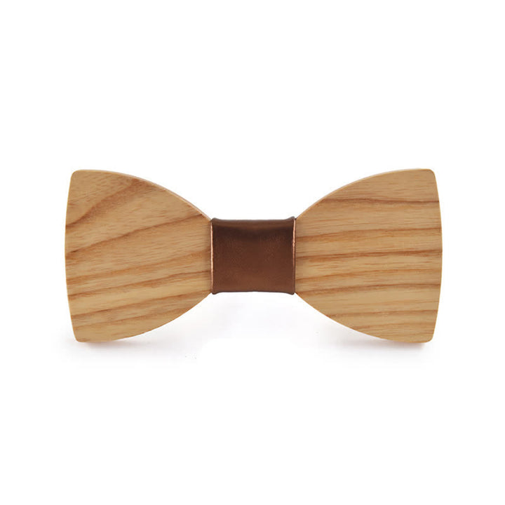 Papillon in legno per matrimonio da uomo con nome personalizzato e incisione - Legno di frassino bianco - Stile n. 6 - image 23