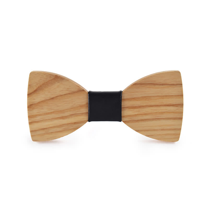 Papillon in legno per matrimonio da uomo con nome personalizzato e incisione - Legno di frassino bianco - Stile n. 1 - image 18