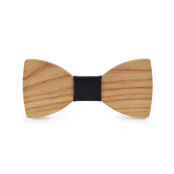 Papillon in legno per matrimonio da uomo con nome personalizzato e incisione - Legno di frassino bianco - Stile n. 1 - image 18