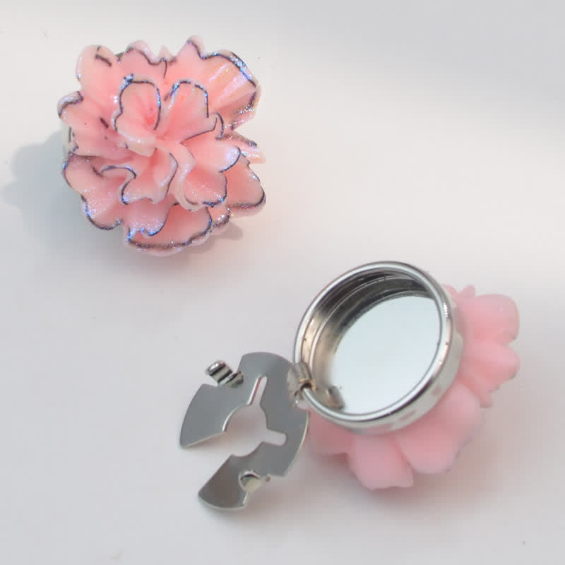 1 paio di copribottoni per camicia a scatto a forma di gufo con mini perle - Rosa - image 9