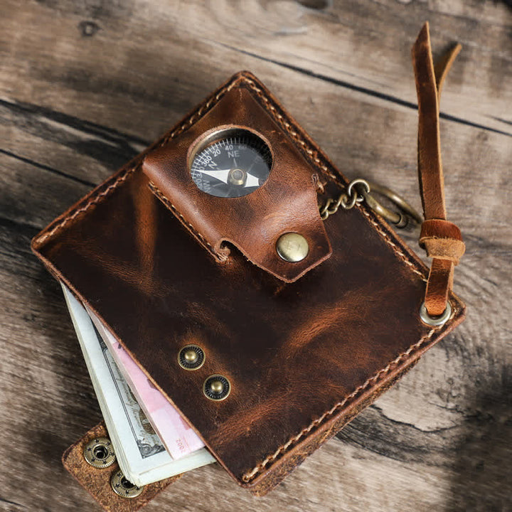 Portafoglio EDC con nome personalizzato, tascabile, organizer, cintura in pelle - image 9