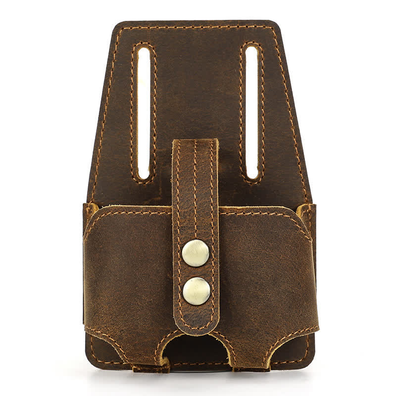 Borsa da cintura in pelle con custodia in acciaio da 5 m per caffè - image 8