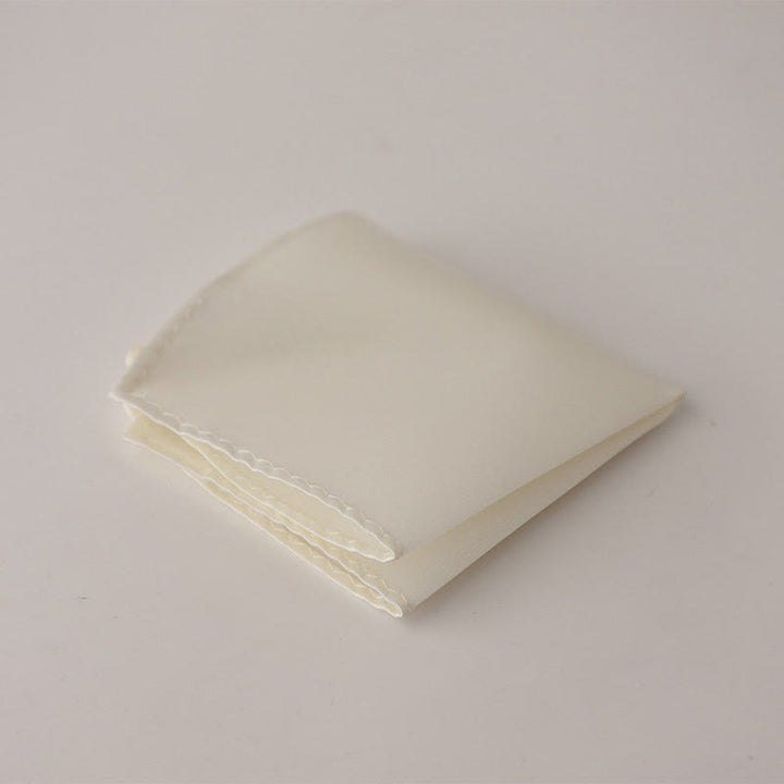 Fazzoletto da taschino semplice da uomo, tinta unita, per feste di matrimonio - Avorio - image 18
