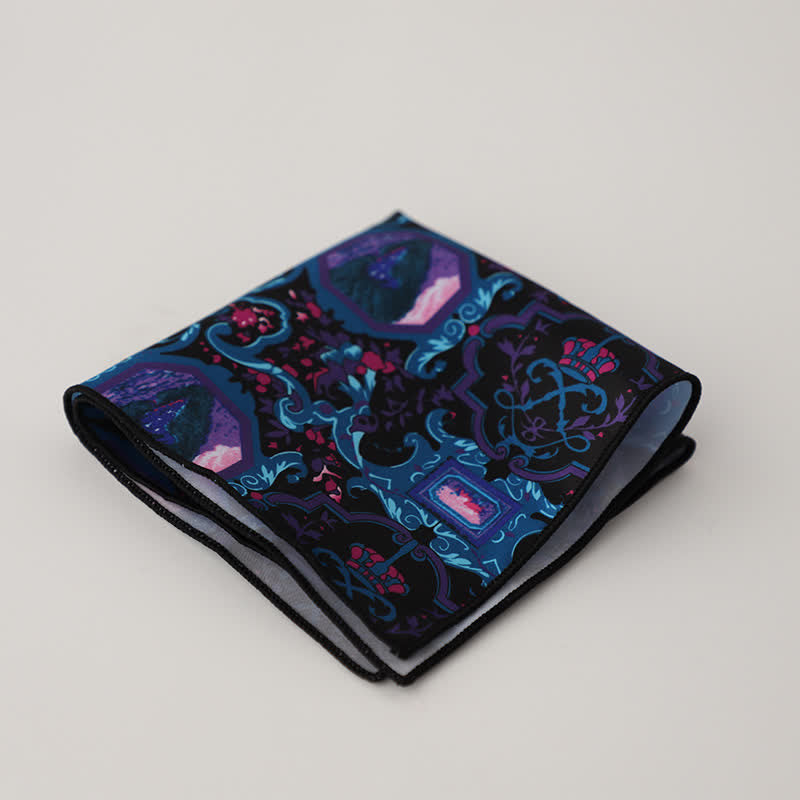 Fazzoletto da taschino da uomo con fantasia geometrica floreale - Stile n. 10 - image 12