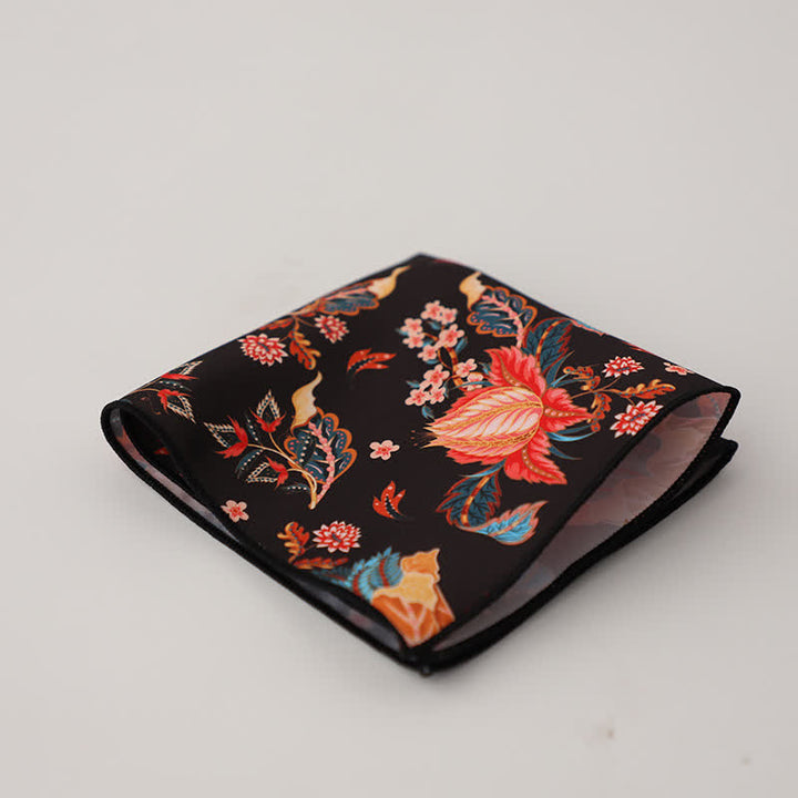 Fazzoletto da taschino da uomo con fantasia geometrica floreale - Stile n. 12 - image 14