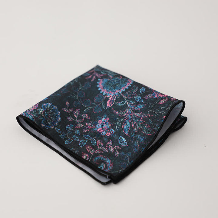 Fazzoletto da taschino da uomo con fantasia geometrica floreale - Stile n. 20 - image 22