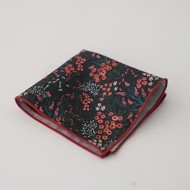 Fazzoletto da taschino da uomo con fantasia geometrica floreale - Stile n. 14 - image 16