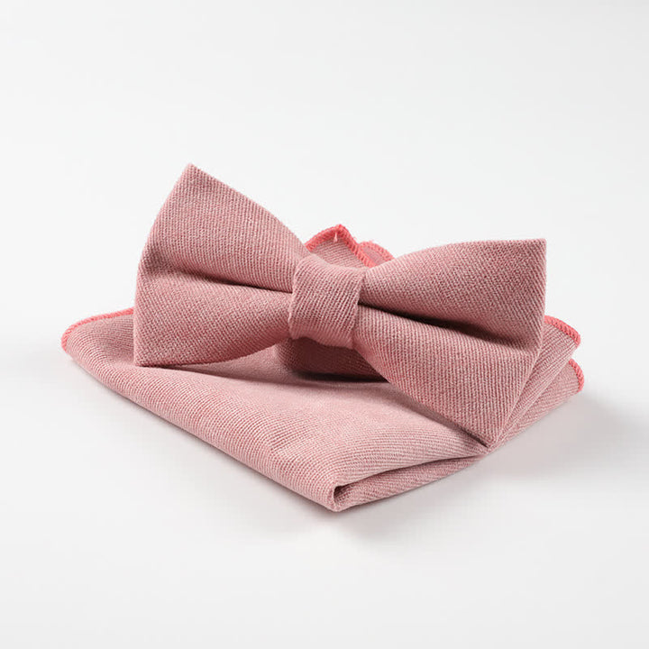 2 pezzi Fazzoletto e papillon Morandi Color System - Rosa - image 11