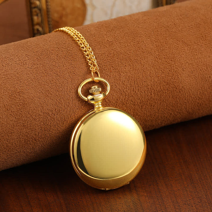 Orologio da tasca meccanico personalizzato inciso - Oro - image 7