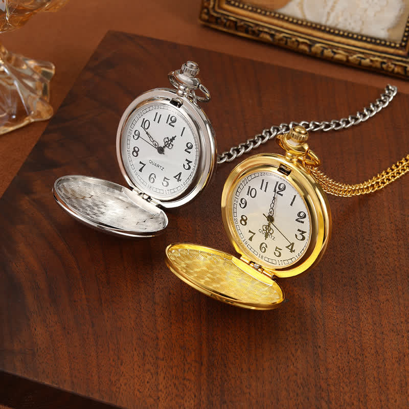 Orologio da tasca meccanico personalizzato inciso - image 1