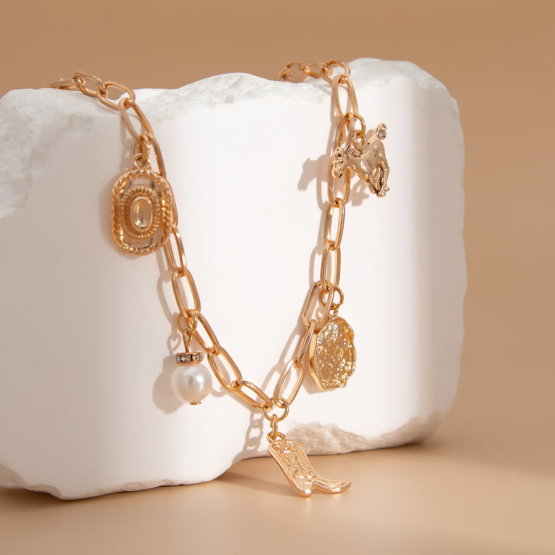 Collana squisita da donna con più elementi in stile occidentale - image 1